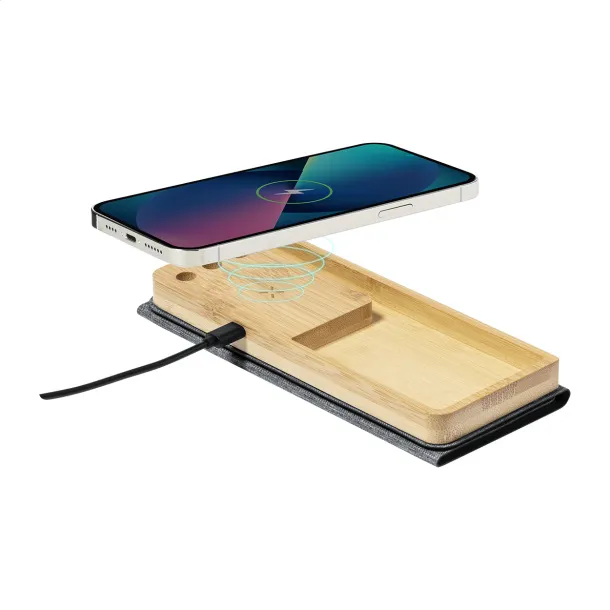 Atrova wireless charger mousepad Dark grey
