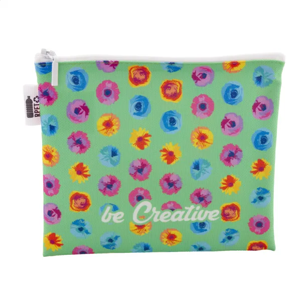 CreaBeauty M RPET custom cosmetic bag White