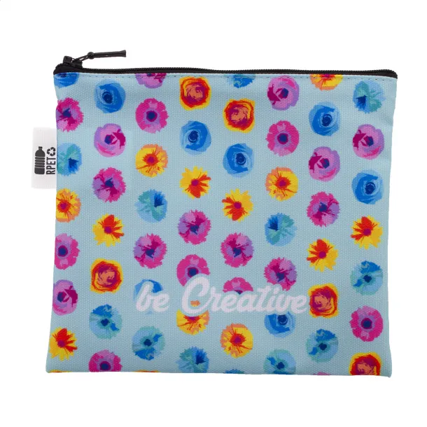 CreaBeauty M RPET custom cosmetic bag Black White