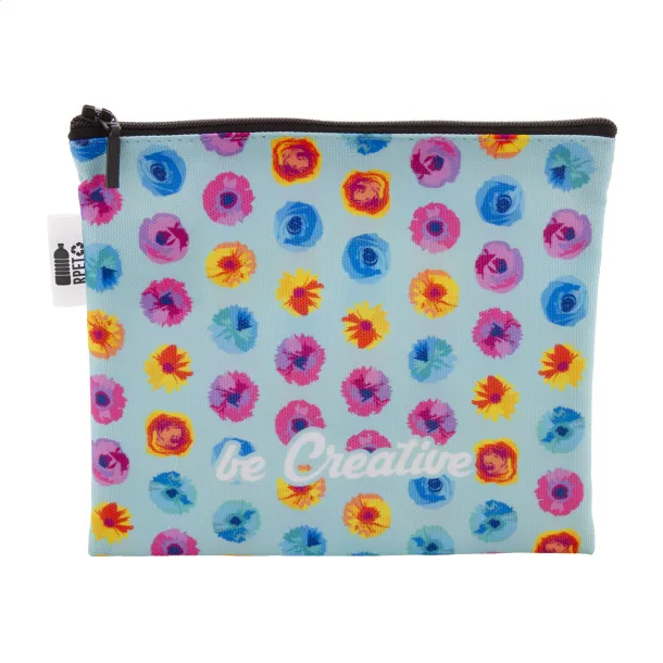 CreaBeauty M RPET custom cosmetic bag Black White