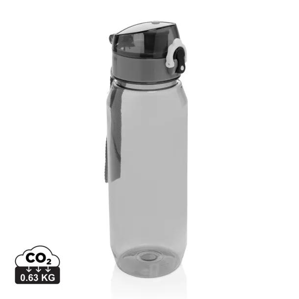  Yide nepropusna boca za vodu koja se zaključava od RCS recikliranog PET-a, 800 ml - XD Collection Crna