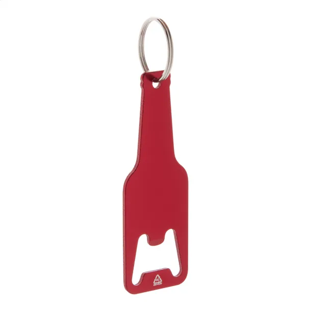 Kaipi bottle opener keyring Red