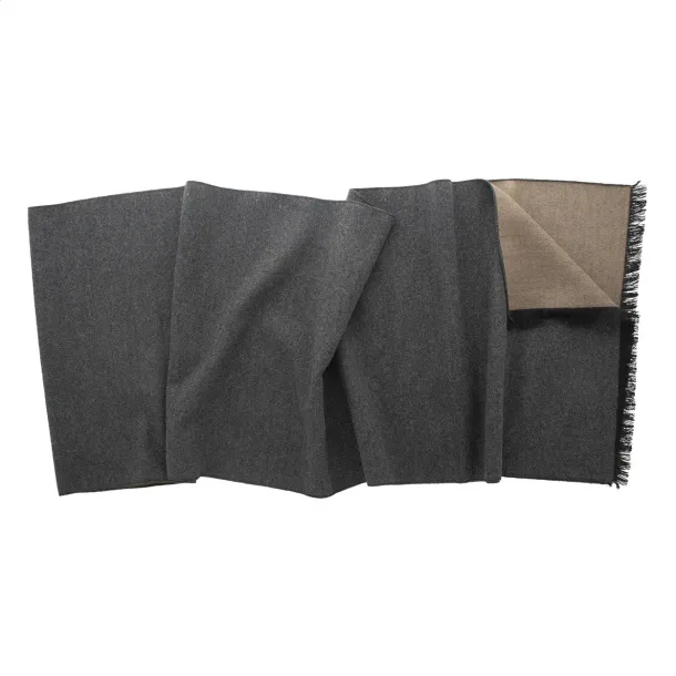 Chamonix men's scarf - André Philippe Beige Grey