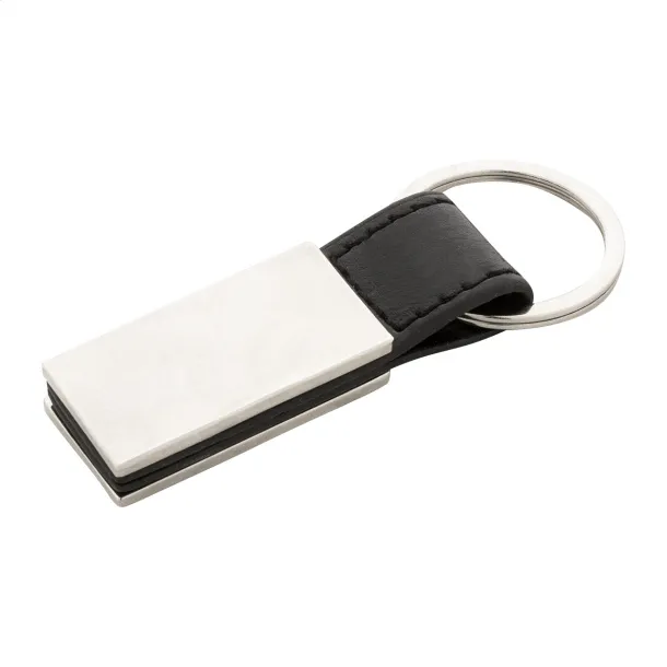 Pukke keyring Silver Black