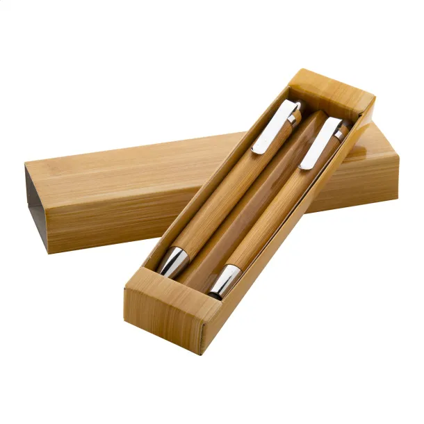Seshania bamboo pen set Natural