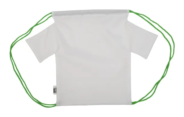 CreaDraw T Kids RPET custom drawstring bag for kids Green