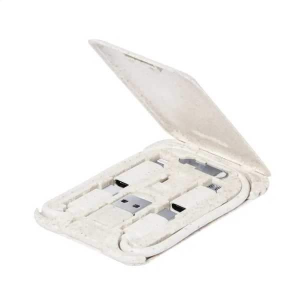 Chard USB charger cable set Natural