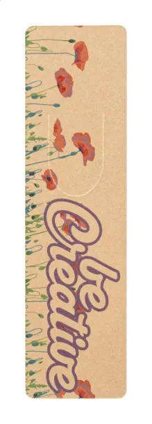 Bamler Eco custom paper bookmark Natural
