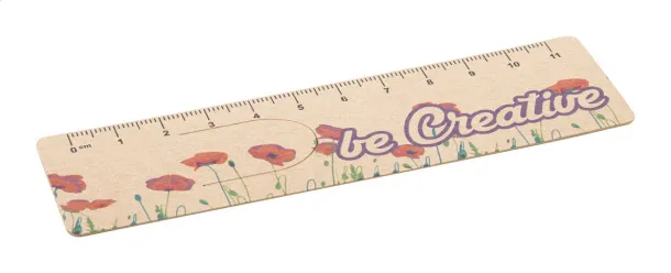 Bamler Eco custom paper bookmark Natural