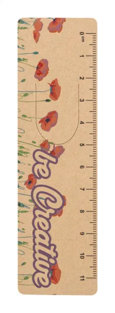 Bamler Eco custom paper bookmark Natural