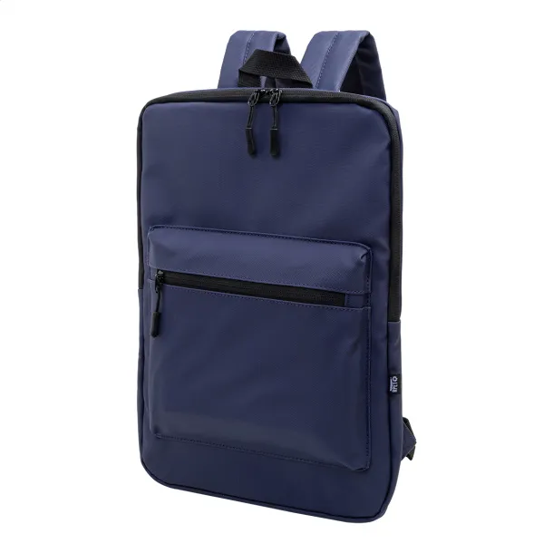 Slippu RPET laptop backpack Dark blue