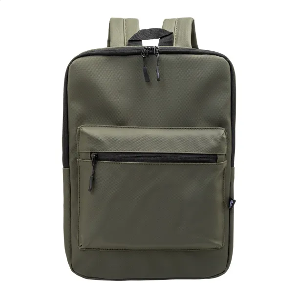 Slippu RPET vodootporni ruksak za 15" laptop Zelena