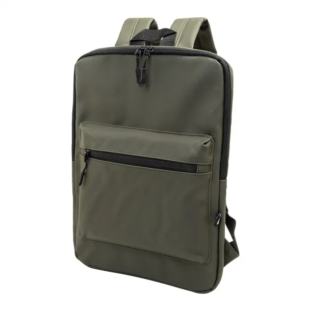 Slippu RPET vodootporni ruksak za 15" laptop Zelena