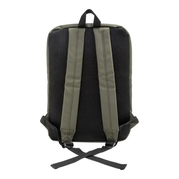 Slippu RPET vodootporni ruksak za 15" laptop Zelena