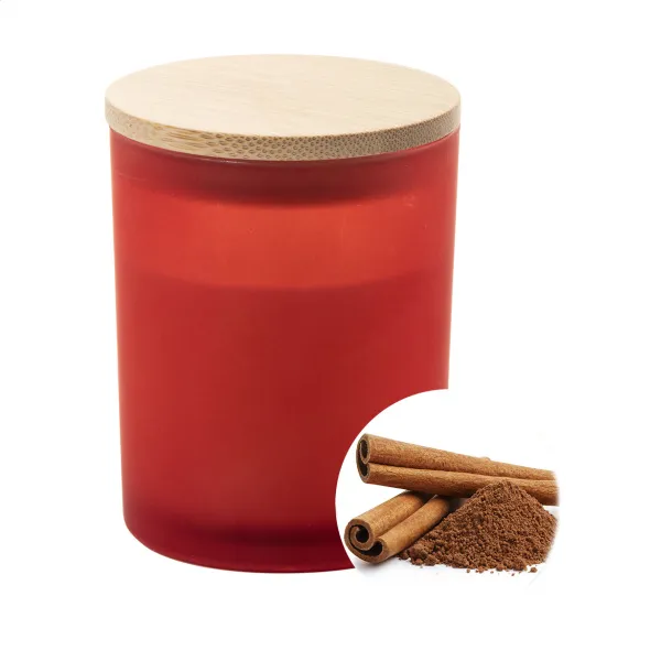Daizu candle, vanilla Red