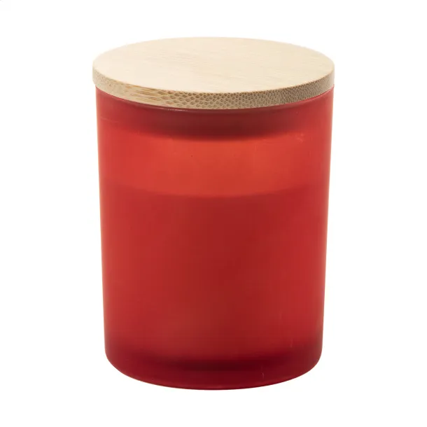 Daizu candle, vanilla Red