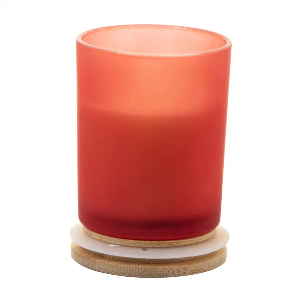 Daizu candle, vanilla Red