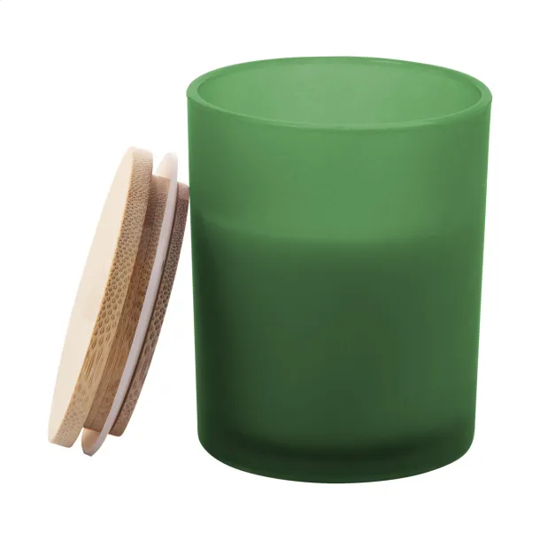 Daizu candle, vanilla Green