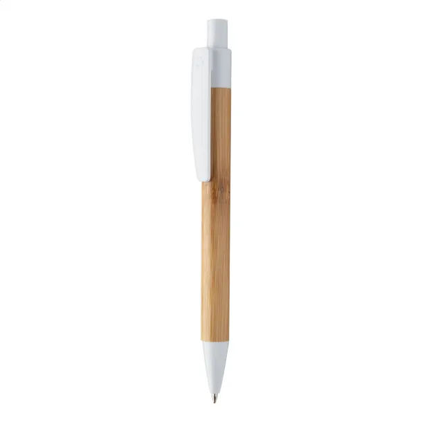 Colothic bamboo ballpoint pen White Natural