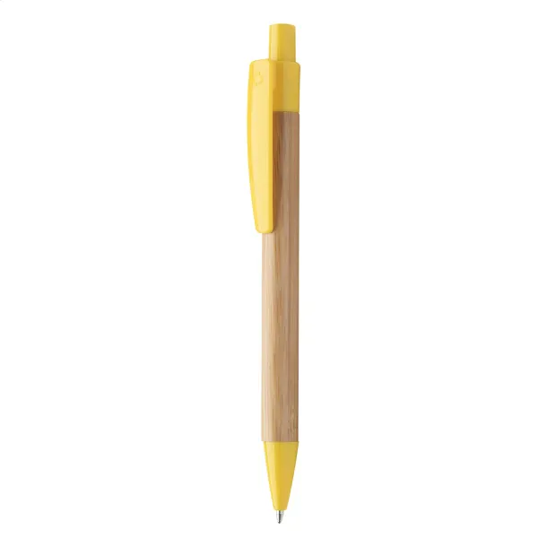 Colothic bamboo ballpoint pen Yellow Natural
