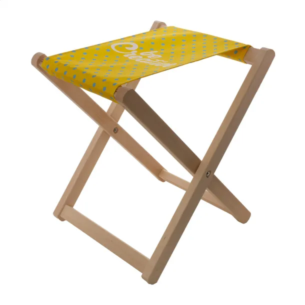 Nissi custom beach stool White Natural