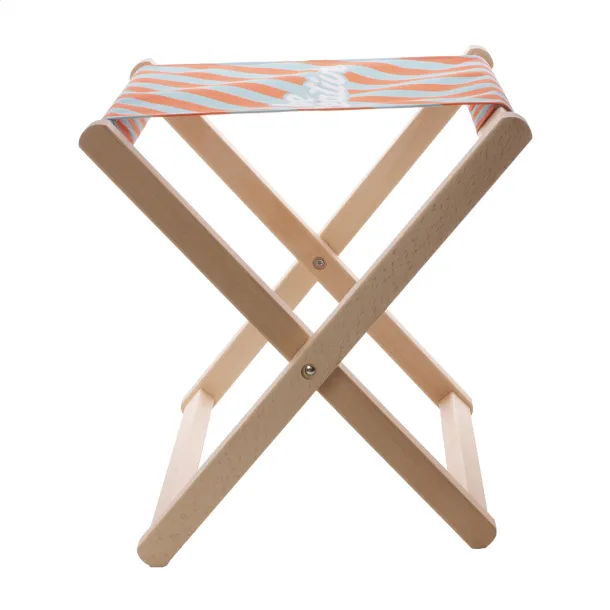 Nissi custom beach stool White Natural