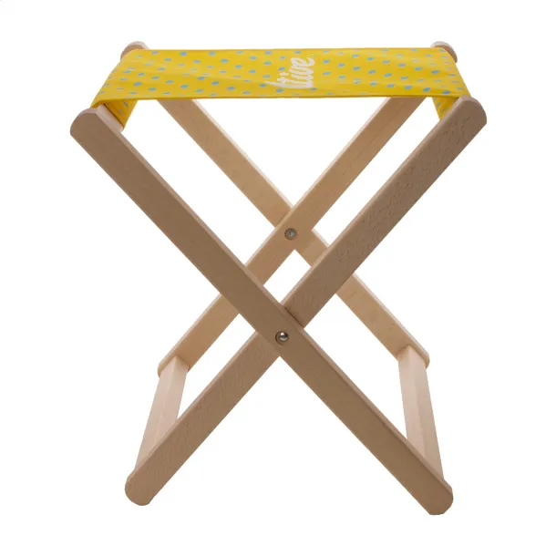 Nissi custom beach stool White Natural