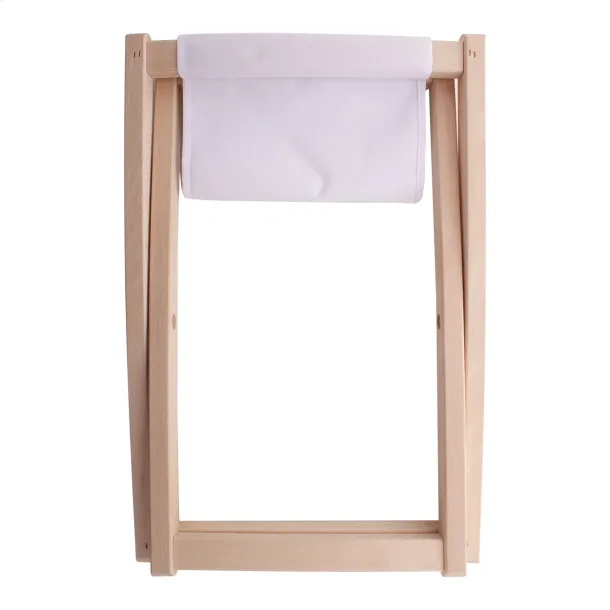 Nissi custom beach stool White Natural