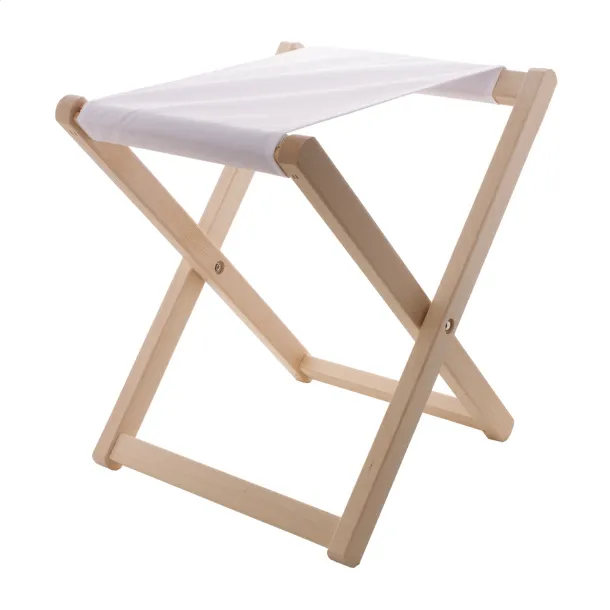 Nissi custom beach stool White Natural