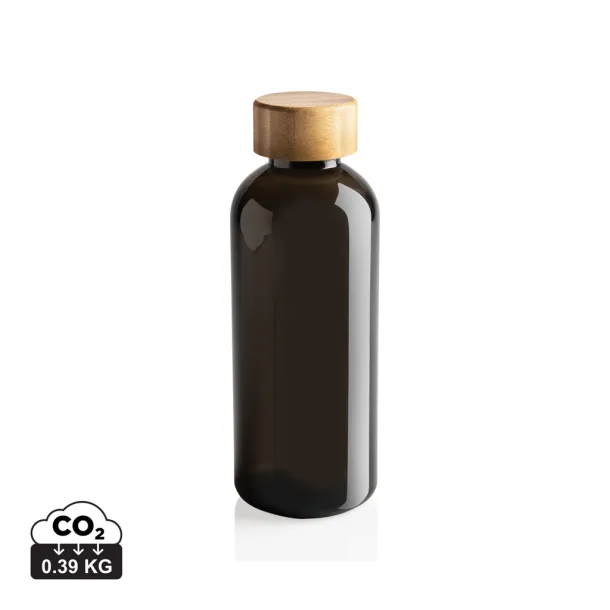  GRS RPET boca s FSC čepom od bambusa, 660ml - XD Collection Crna