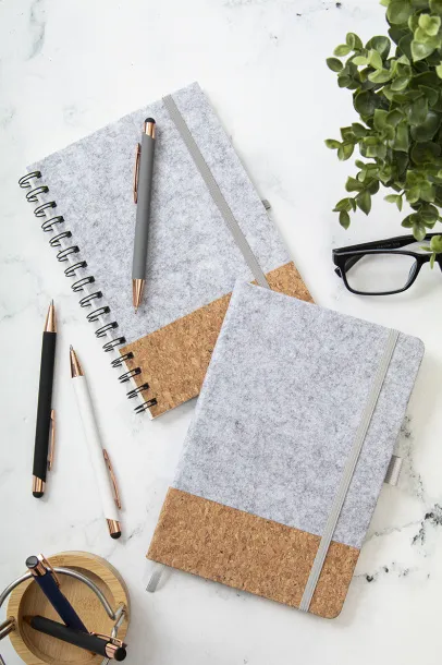 Corfel RPET notebook Grey