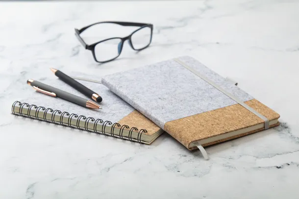 Corfel RPET notebook Grey