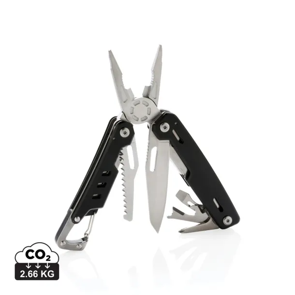 Solid multitool with carabiner - XD Collection Black