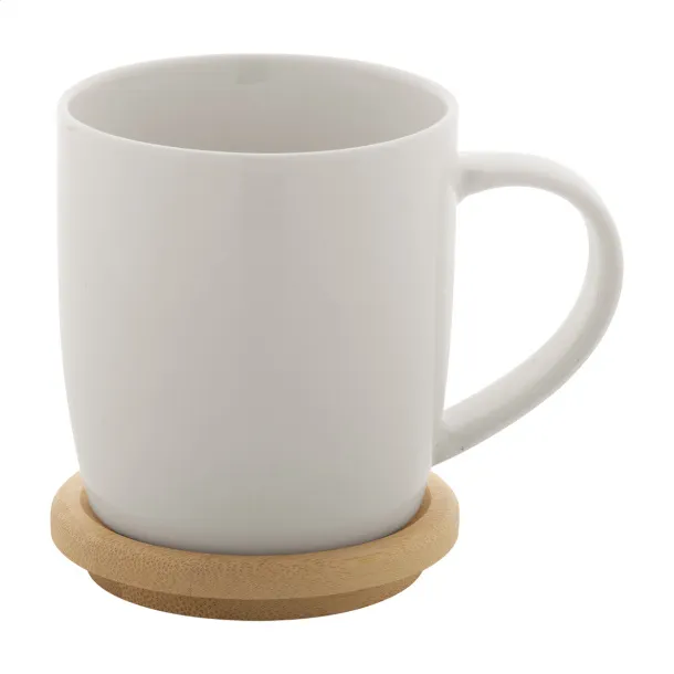 Hestia porcelain mug White