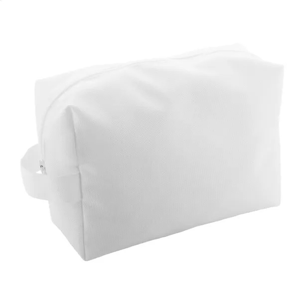 CreaBeauty Carry RPET personalizirana toaletna torbica Bijela