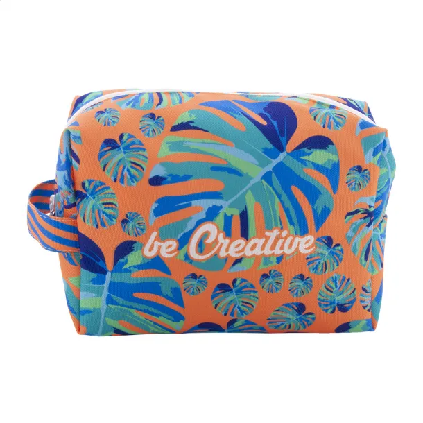 CreaBeauty Carry RPET custom cosmetic bag White