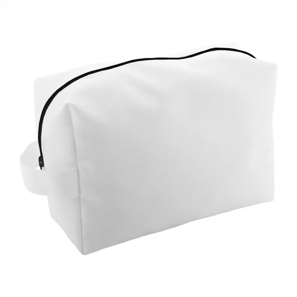 CreaBeauty Carry RPET personalizirana toaletna torbica Crna Bijela
