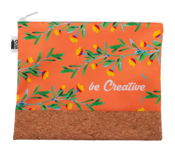 CreaBeauty Cork L RPET personalizirana toaletna torbica Bijela Prirodna