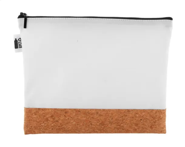 CreaBeauty Cork L RPET custom cosmetic bag Black Natural