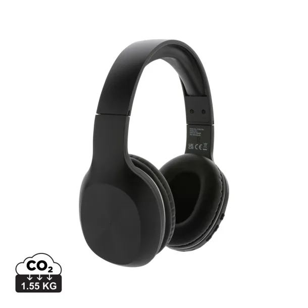  RCS recycled plastic JAM wireless headphone - XD Collection Black