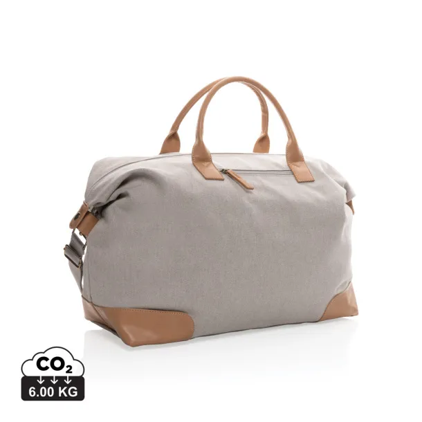 Impact AWARE™ velika vikend torba od recikliranog platna - XD Collection Siva
