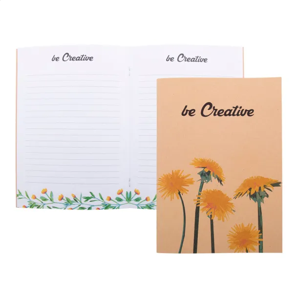 CreaNote Plus A5 Eco custom notebook Natural