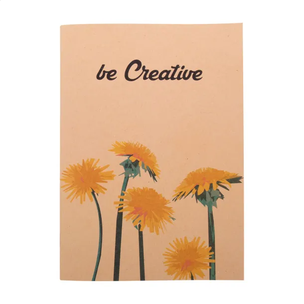 CreaNote Plus A5 Eco custom notebook Natural