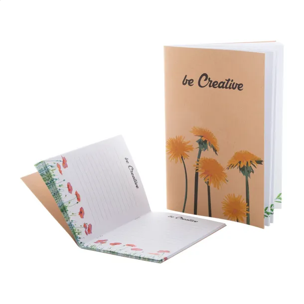 CreaNote Plus A5 Eco personalizirani notes Prirodna