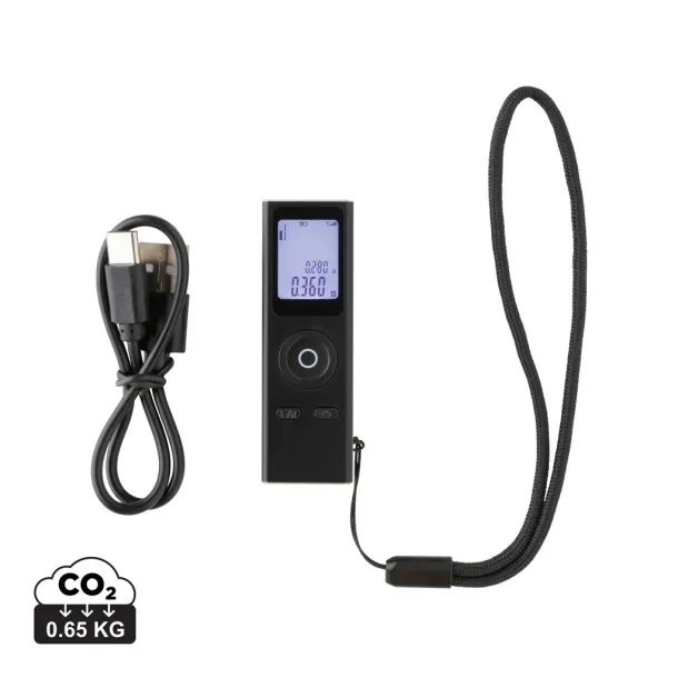  Gear X RCS recycled aluminum 30 meter laser measure - GearX Black