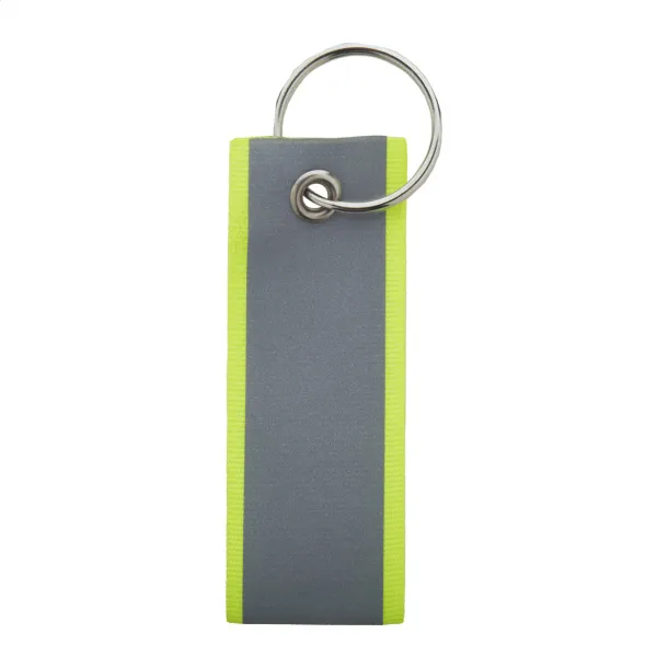 Visikey reflective keyring Yellow