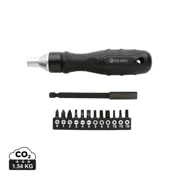 Gear X odvijač s izmjenjivim nastavcima - GearX Crna