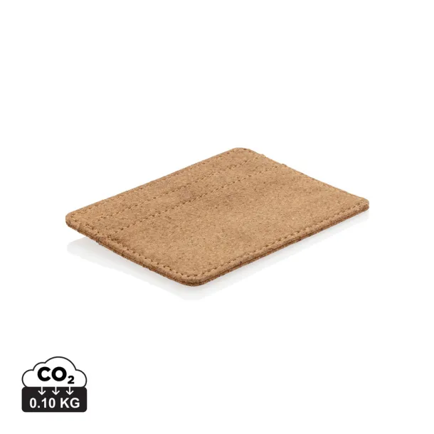  ECO cork secure RFID slim wallet - XD Collection Brown