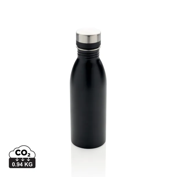  Deluxe boca za vodu od RCS recikliranog nehrđajućeg čelika, 500 ml - XD Collection Crna