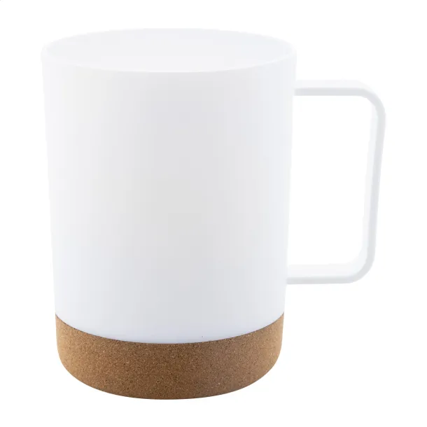 Suber PP šalica, 400 ml Bijela